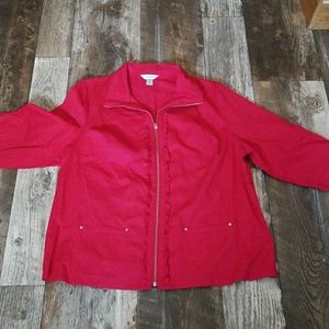 New CJ Banks 2Xl  Red Light Weight Jacket